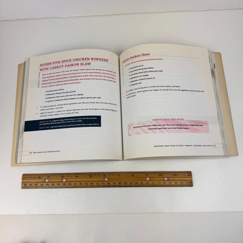 Vtg 2003 The Great Big Burger Book Softcover Cookbook 100 Recipes Summer Picnics